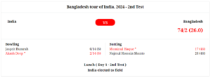 India vs Bangladesh cricket match