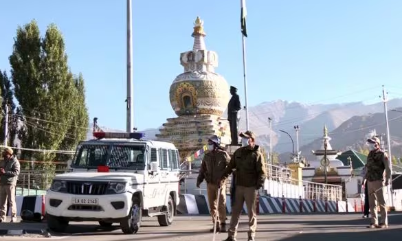 Leh protests crackdown