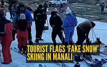 Manali Fake Snow
