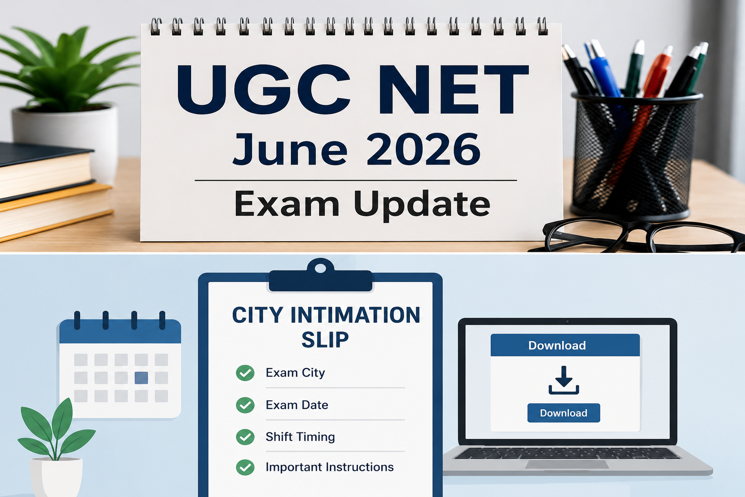 UGC NET 2026 Update City Intimation Slip