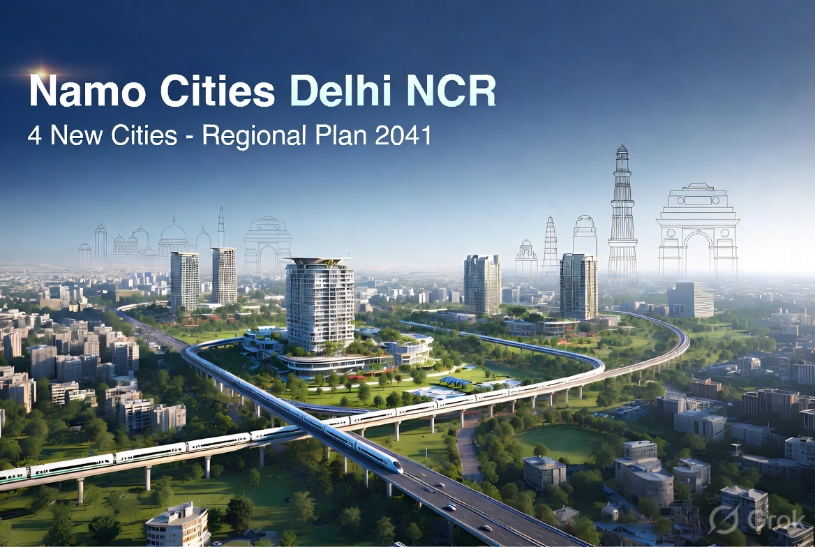 Namo Cities Delhi NCR - 4 New Smart Cities