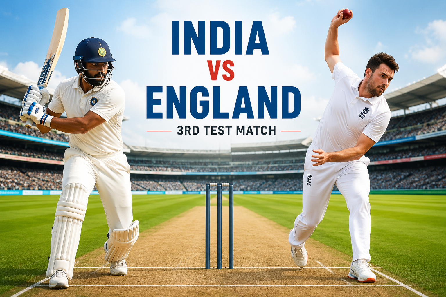 India vs England 3rd Test day highlights