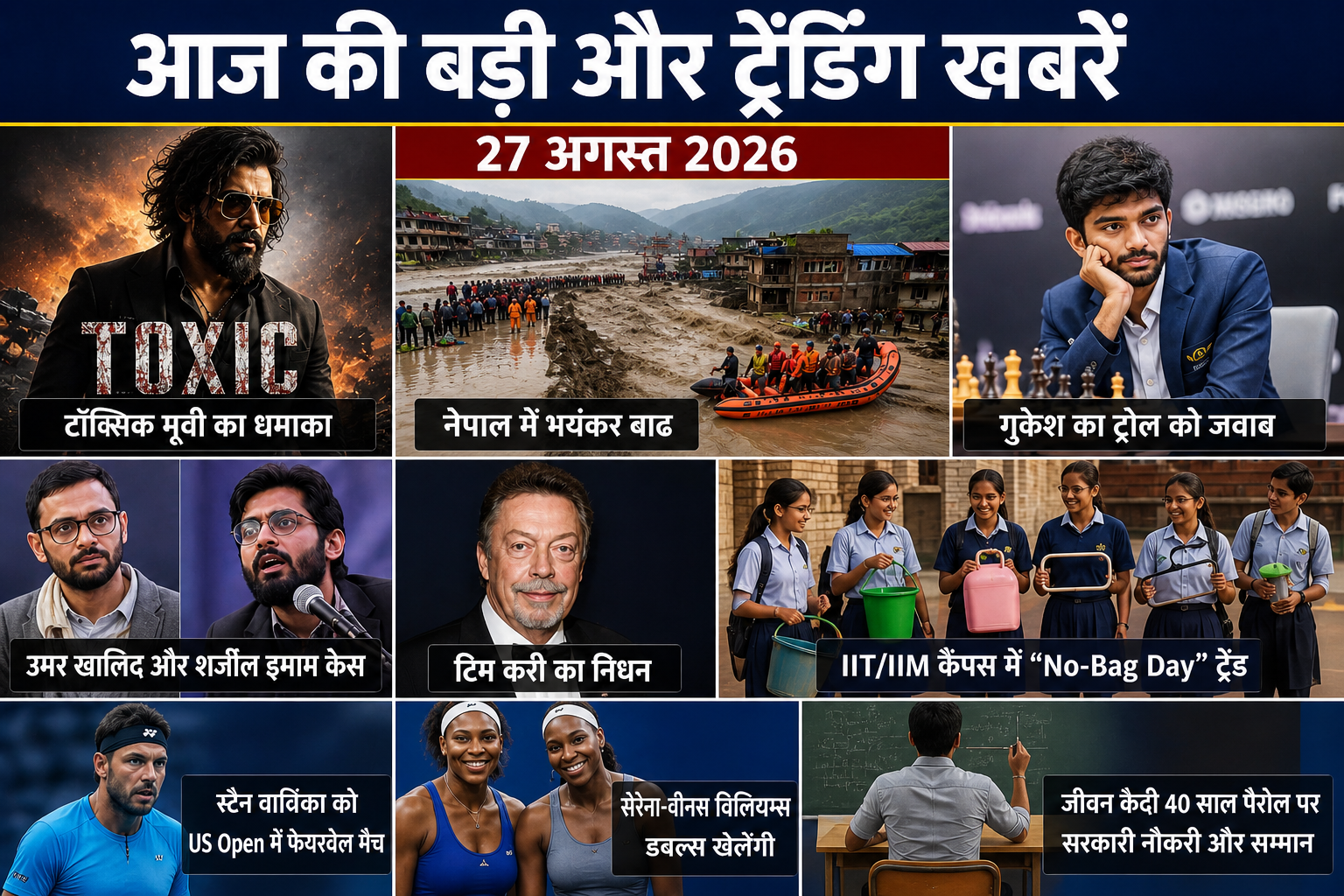 Trending News 27 Aug