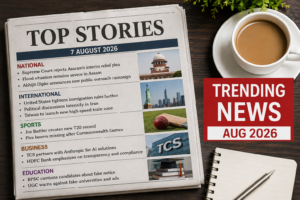 Trending News Aug 2026: आज की 10 बड़ी खबरें